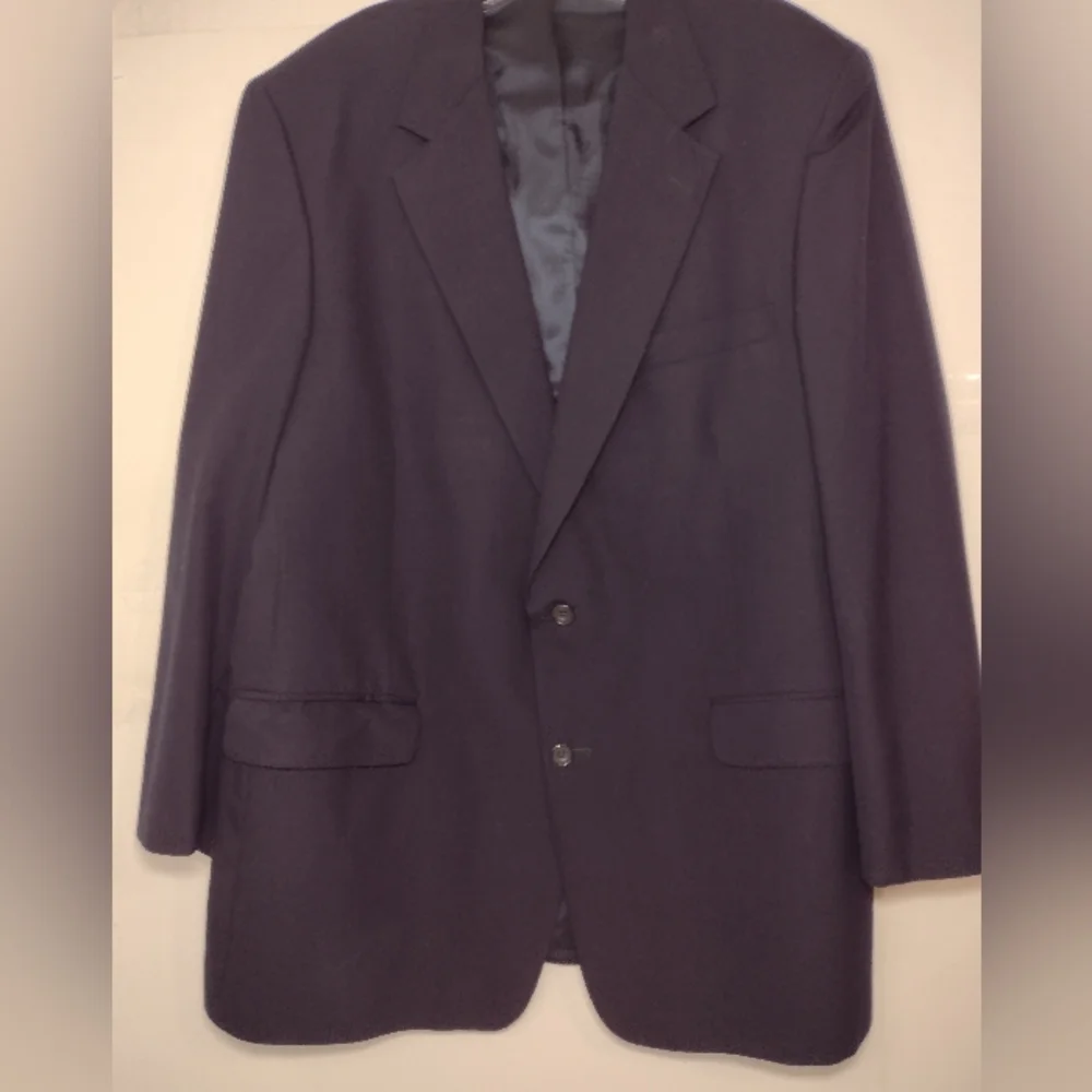 Esquire Neckwear Navy Men's Blazer Size (46.L)